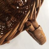 Rattan bottle basket