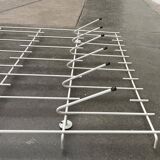 Minimalist German rope coat rack from the mid-century, 1960s.