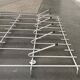 Minimalist German rope coat rack from the mid-century, 1960s.