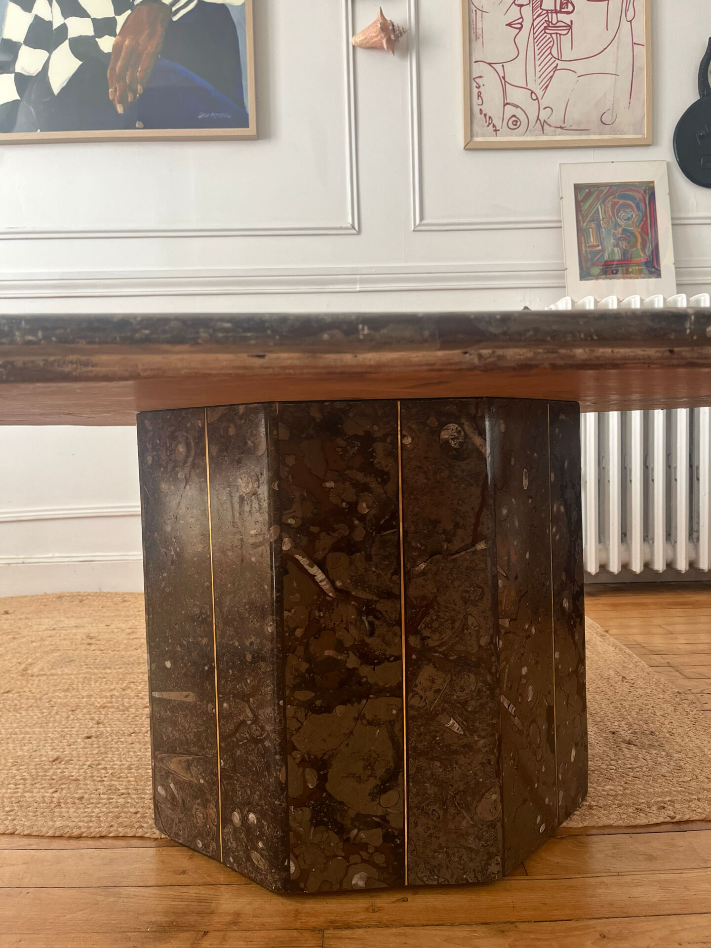Table basse en marbre