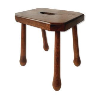 Tabouret en chêne massif