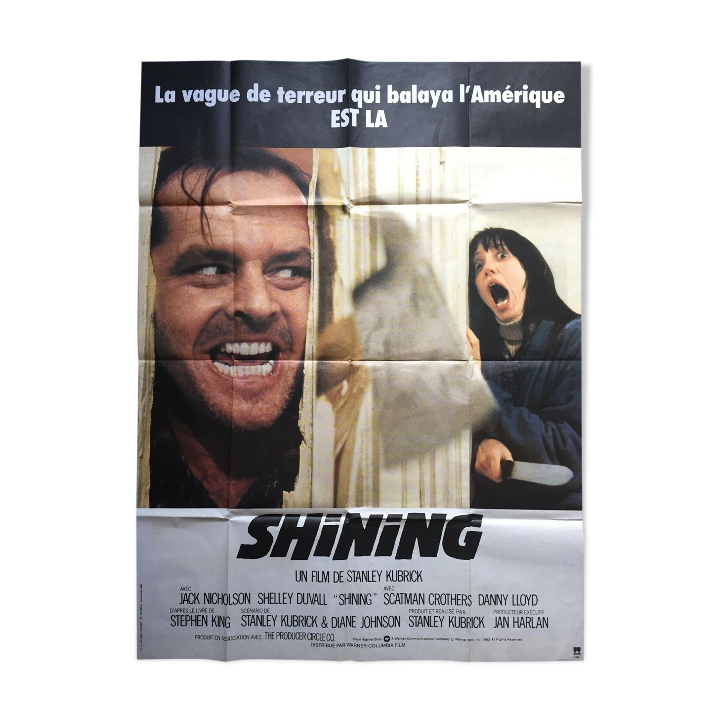 Cinema poster "Shining" Stanley Kubrick 120x160cm 1980