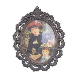 Miniature medallion frame