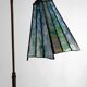 Art Deco reading lamp in bronze and stained glass – Circa 1920