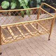 60s rattan children's bed