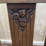 Série de 4 chaises art déco cannées