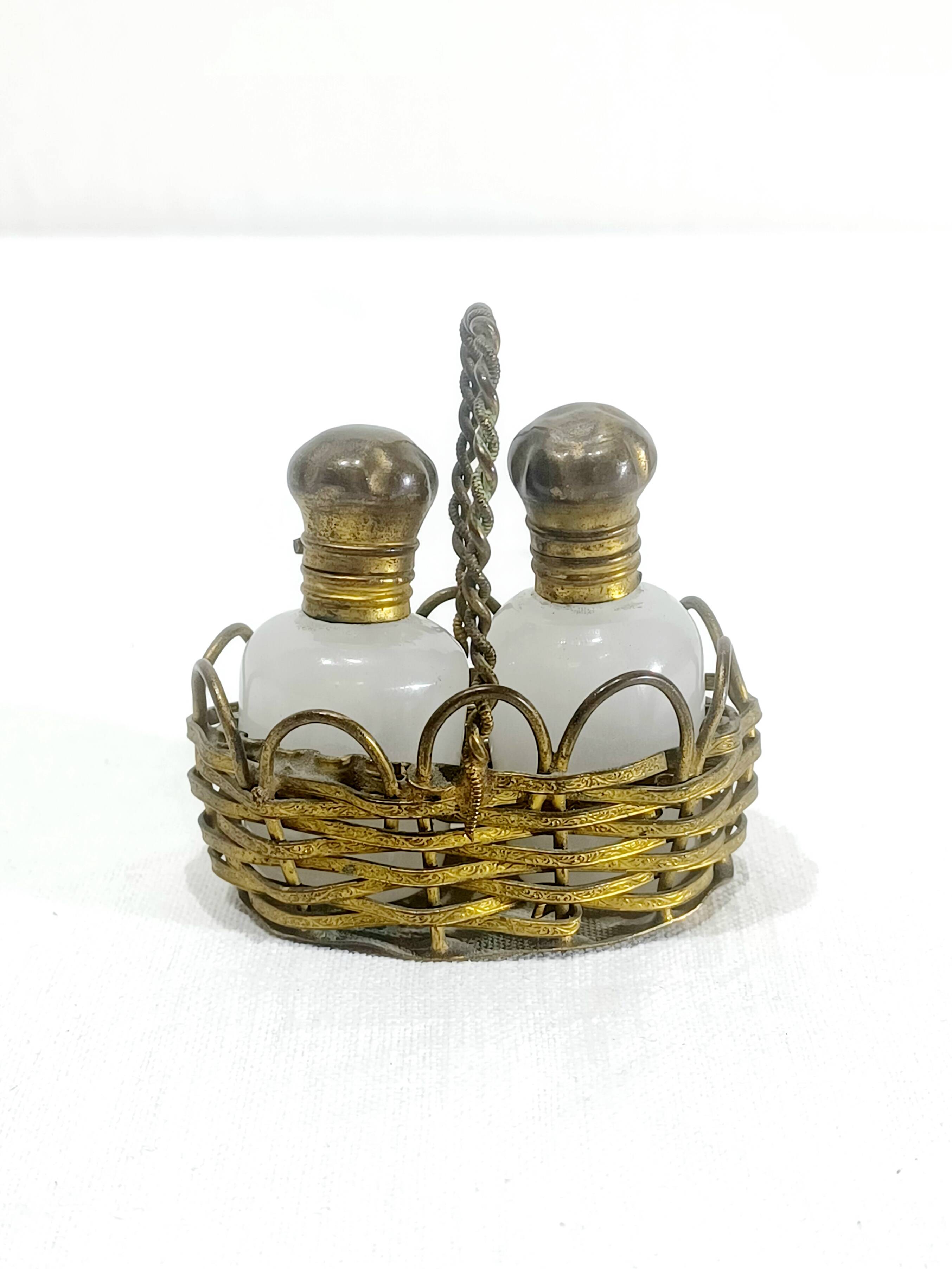Pair of salt shakers