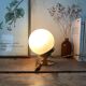 Vintage globe clip lamp