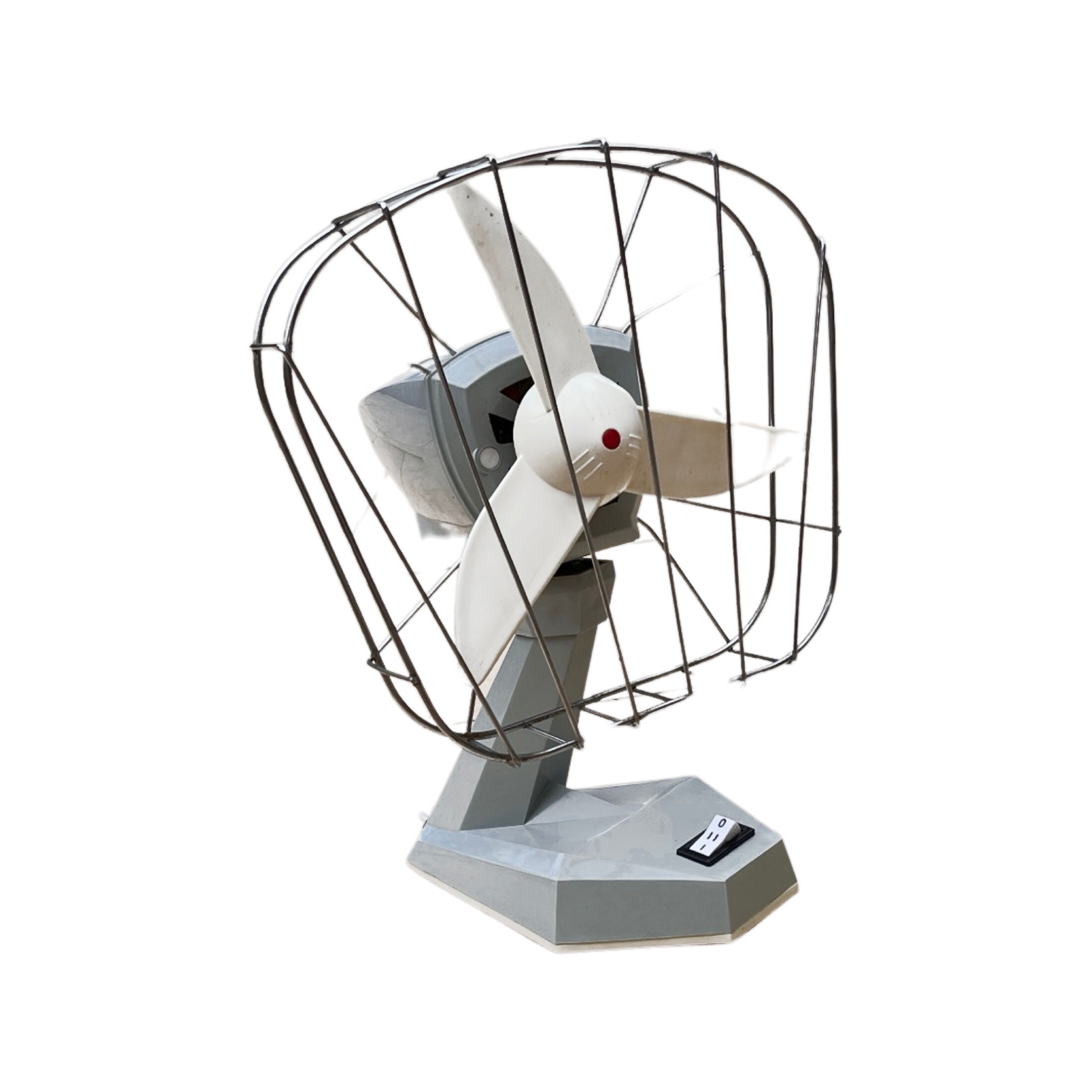 Mid-century modern table fan, Italy 1970s