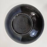 Large enamelled ceramic dish le brescon in vallauris 1970