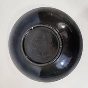 Large enamelled ceramic dish le brescon in vallauris 1970