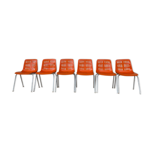 6 chaises grosfillex