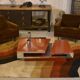Designer coffee table by Philippe Jean 1970s