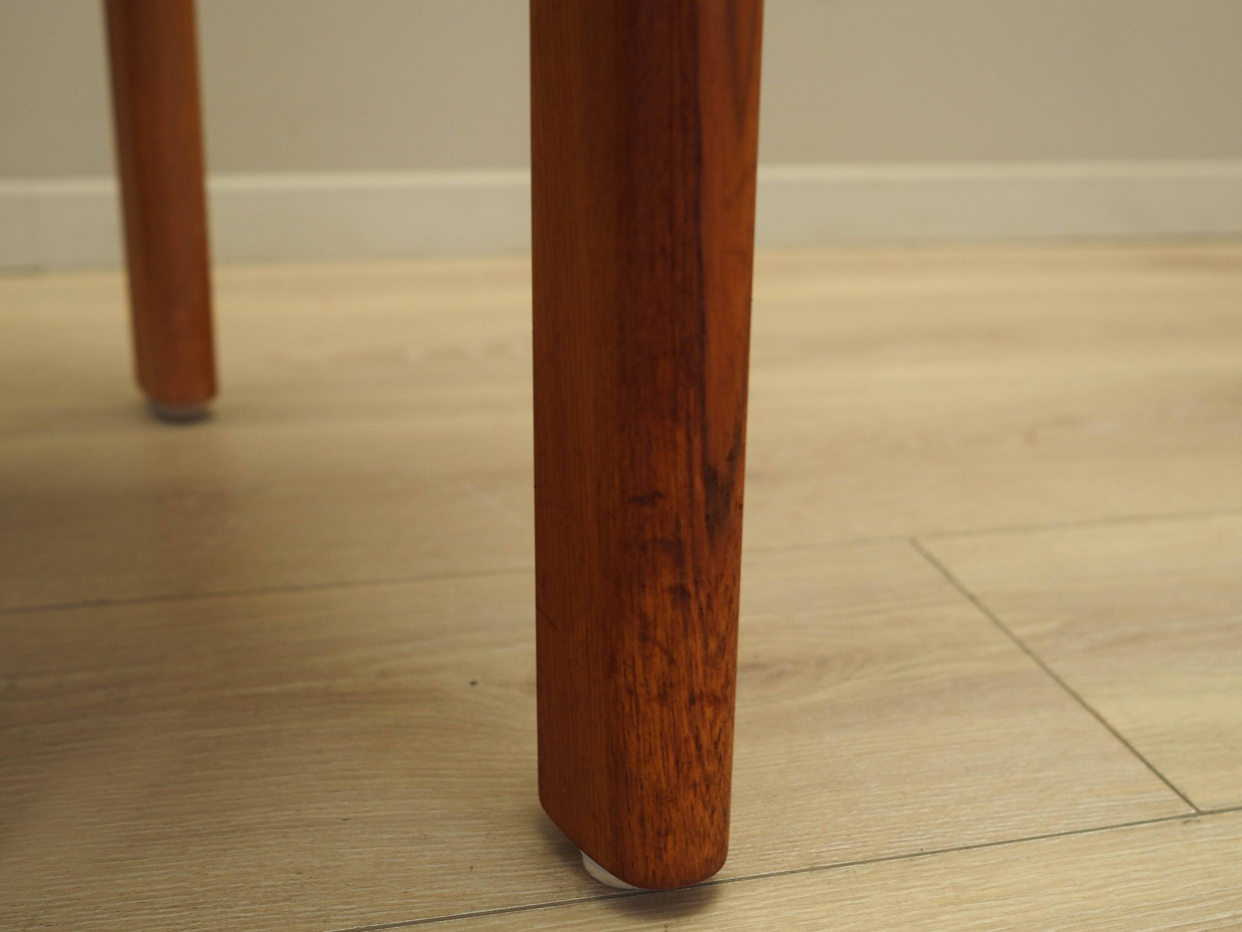 Set of four teak chairs, Danish design, 1960s, designer: Niels Koefoed, man