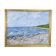 Oil painting on canvas with motif of beach and sea painted by sixten wiklund