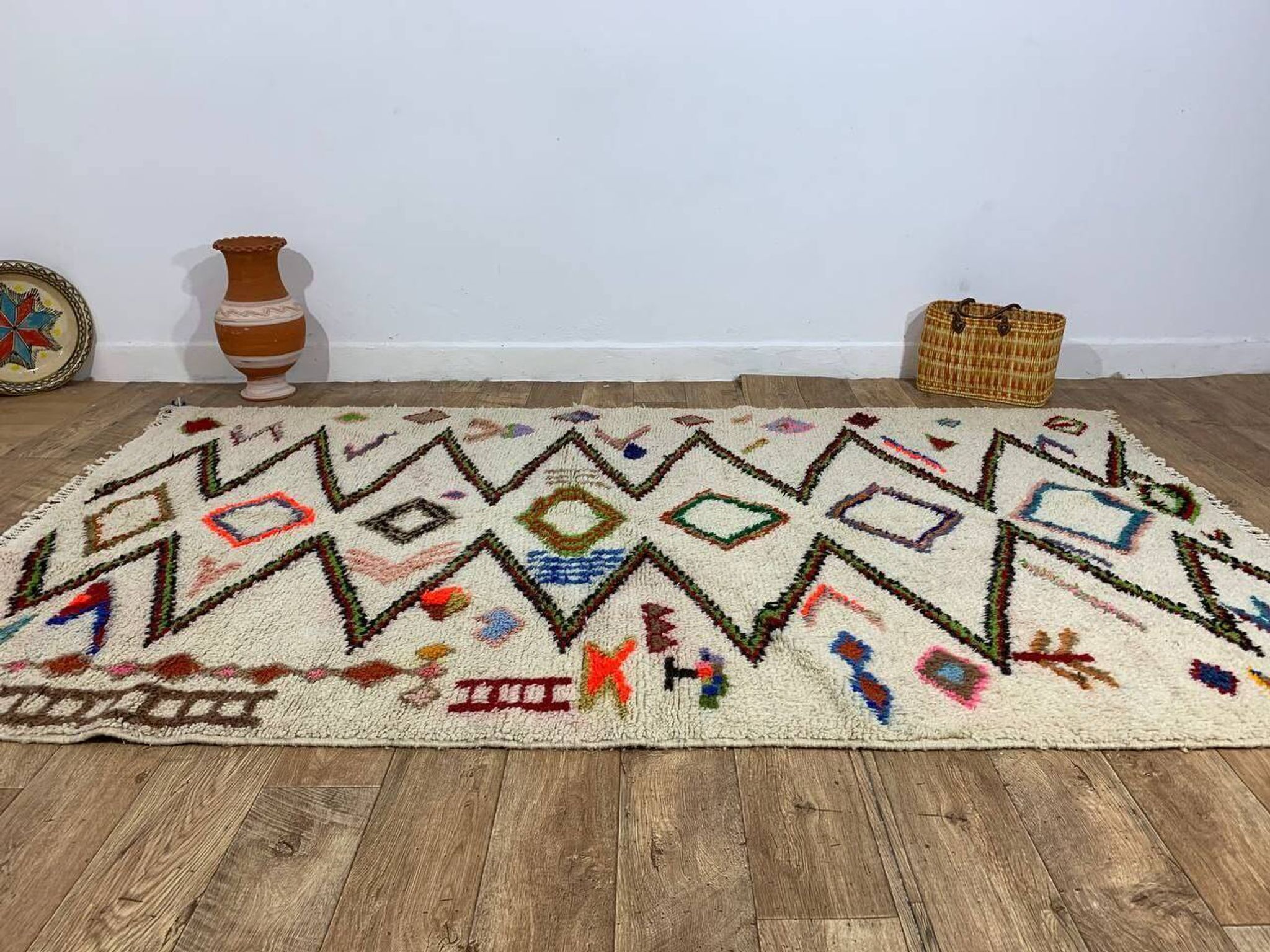 Tapis Berbère Marocain Artisanal fait main 270 X 160 CM
