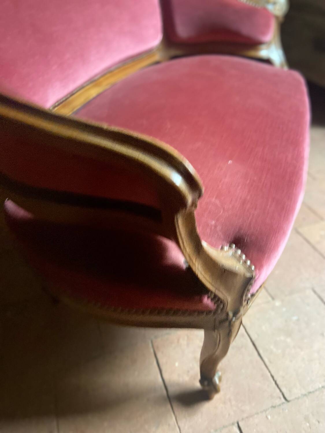 Small Louis XV style bench