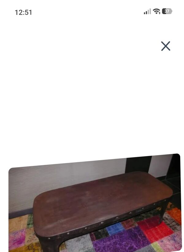 Table basse industrielle