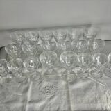 Vintage crystal glasses 1980 x 20