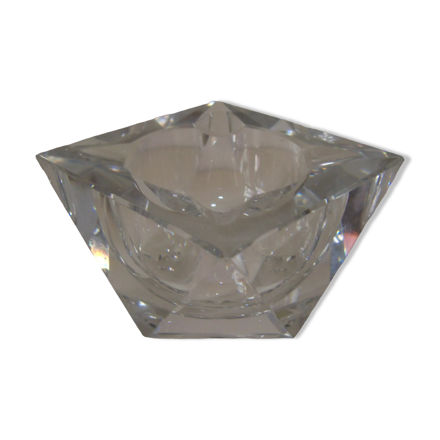 Saint Louis crystal ashtray