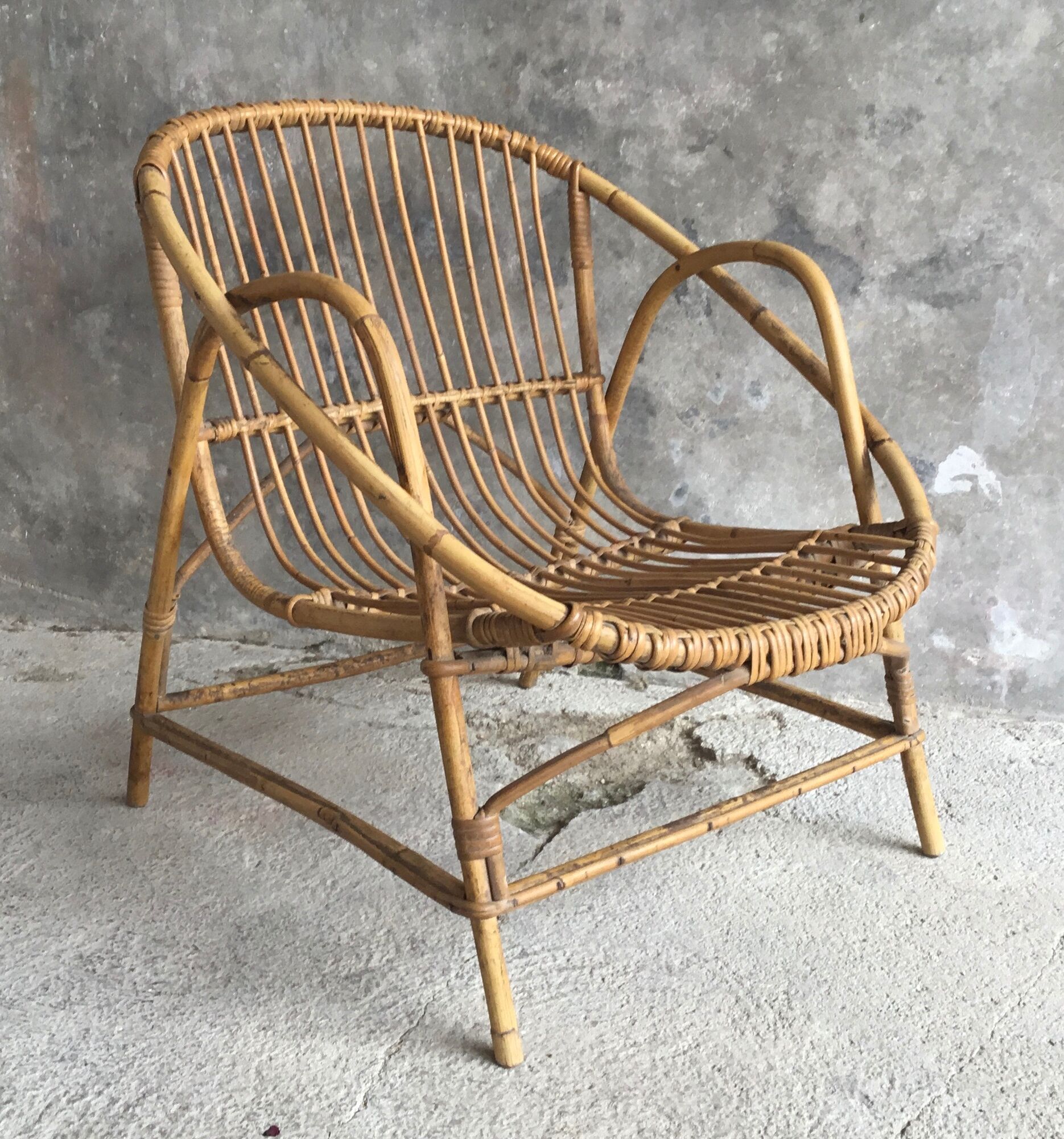 Pair of armrests with armrests vintage 1960