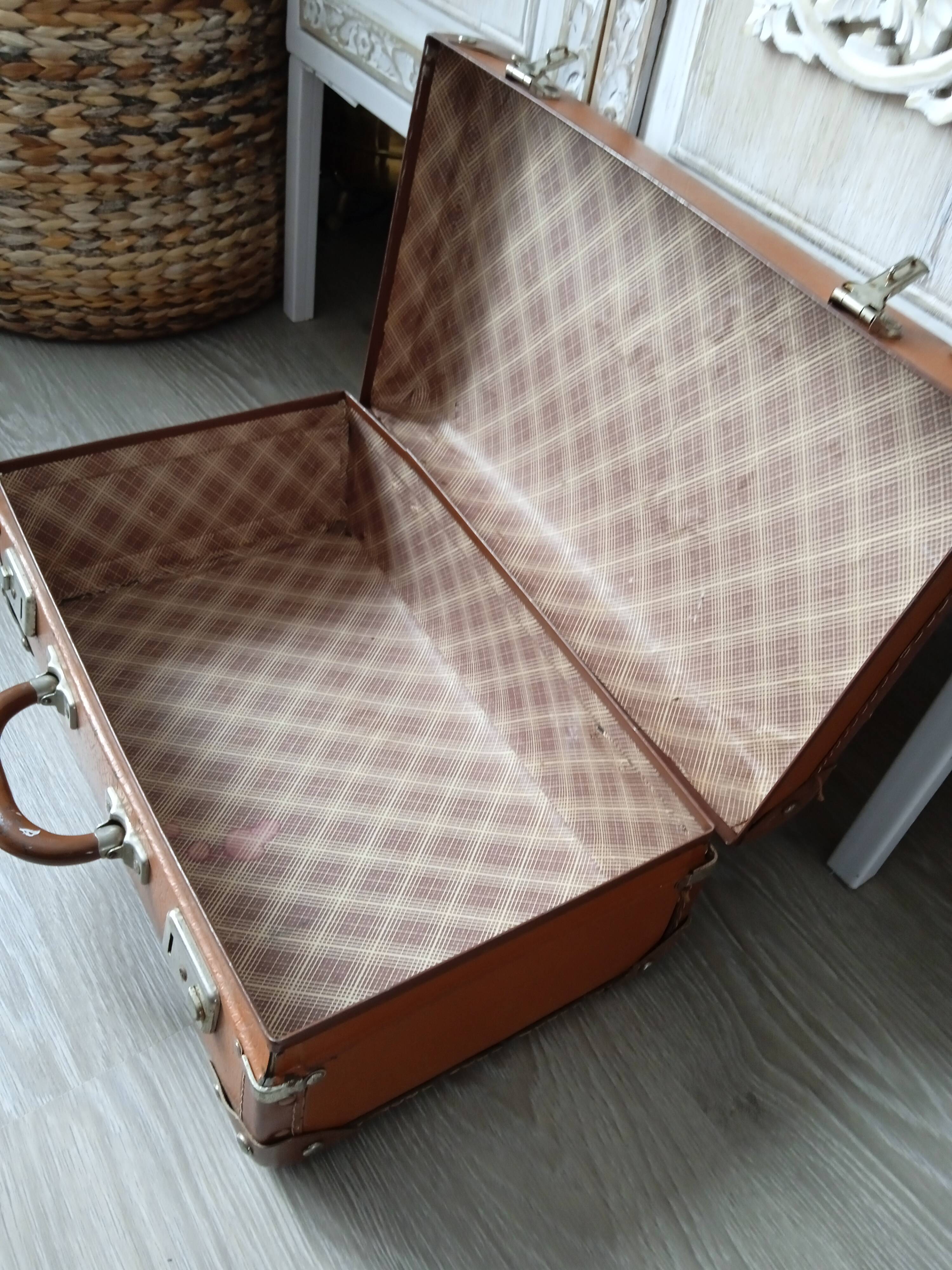 Vintage antique suitcase