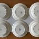 6 antique semi-deep plates in Saint-Amand earthenware (Nord)