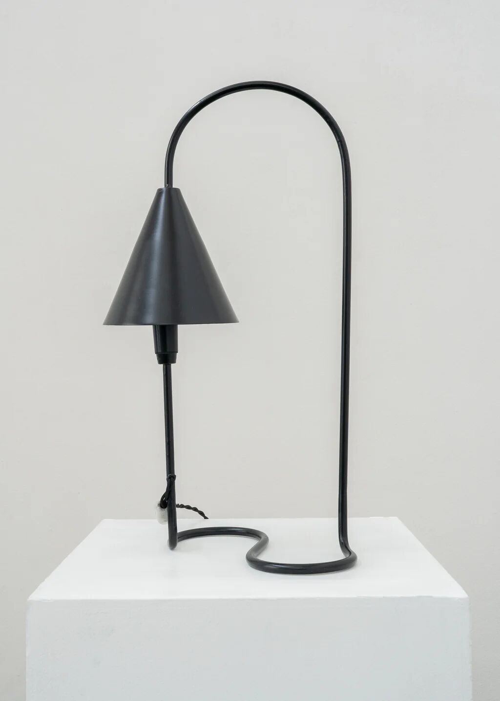 Sculptural vintage table lamp