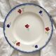 Round earthenware dish Mary Lou, Digoin Sarreguemines vintage