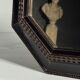 Ripple frame mirror octagonal