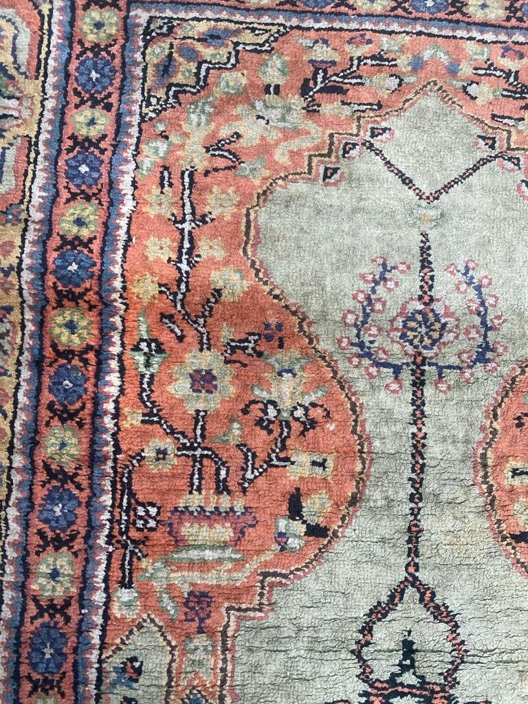 Vintage Kayseri carpet in Turkish silk 140x90cm