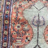 Vintage Kayseri carpet in Turkish silk 140x90cm