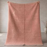 Handmade Berber rug with pink patterns, size 1.5/2.5 m.