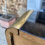 Vintage black coffee table from the 50s