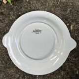 6 flat plates with Fish pattern and shape, Digoin Sarreguemines