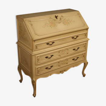 Italian lacquered, gilded and painted dressing table