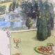 Illustration of a "French garden" under glass
