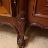 Louis XV low sideboard marble top
