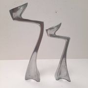 Pair of Swan candlesticks by Matthew Hilton