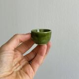 Set of 35 vintage enameled stoneware snail molds