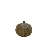 Vase boule en grès