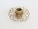 Vintage Brass Spiral Candle Holder Minimalist Midcentury Design