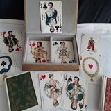 Box of 2 decks of Napoleon cards 1969