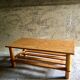 Table basse pin design suédois 1960/70