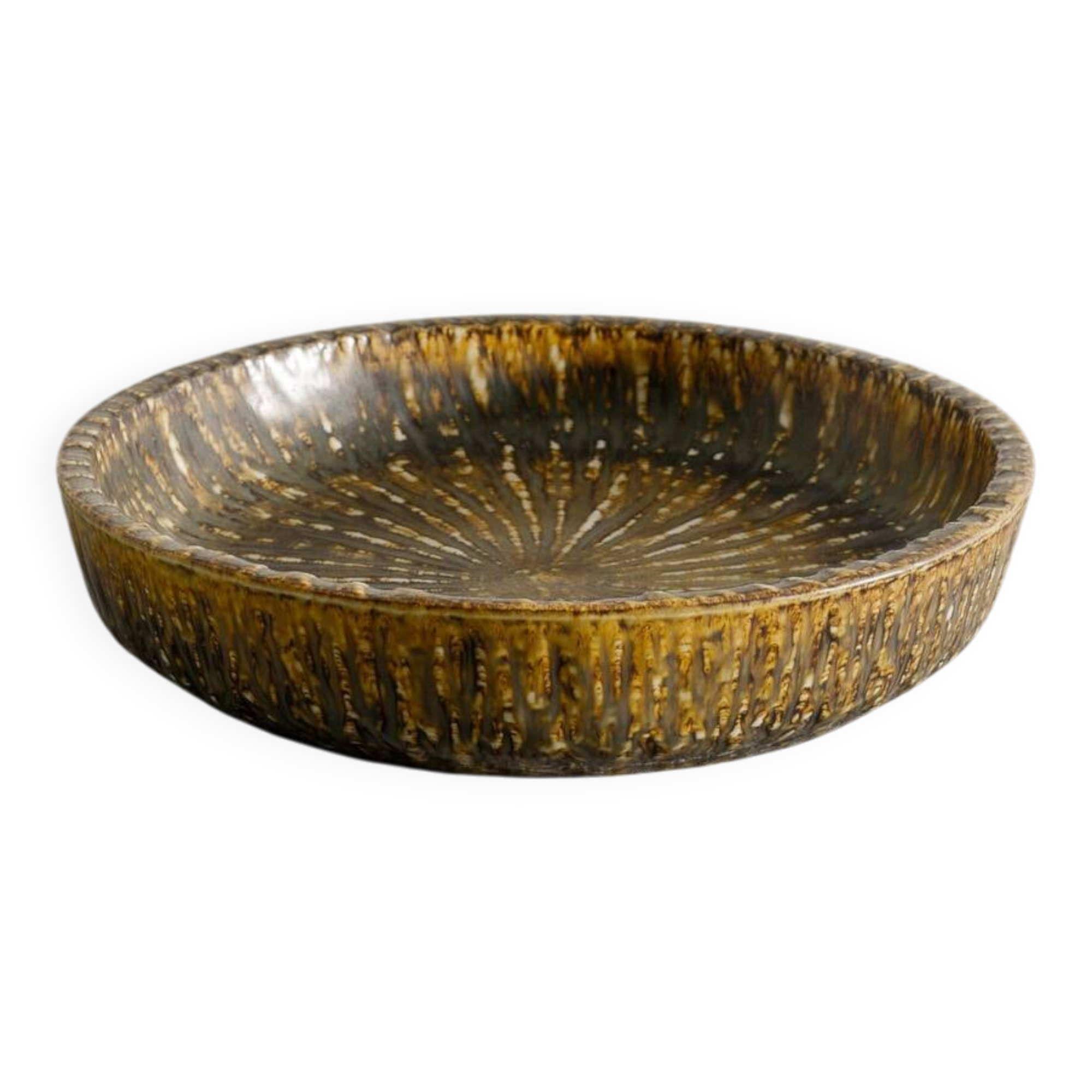 Vintage Swedish Mid Century Ceramic "Rubus" bowl by Gunnar Nylund, 1950s