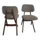 2 chaises ciseaux par Louis van Teeffelen pour Wébé