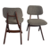2 chaises ciseaux par Louis van Teeffelen pour Wébé