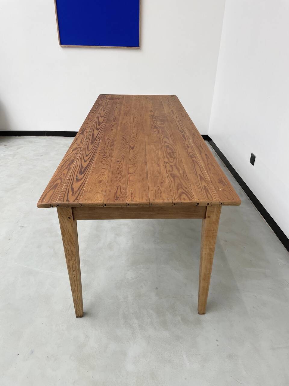Pine and oak farmhouse table 220 cm