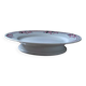 Dish Cake display porcelain St Amand Flowers dp 112270