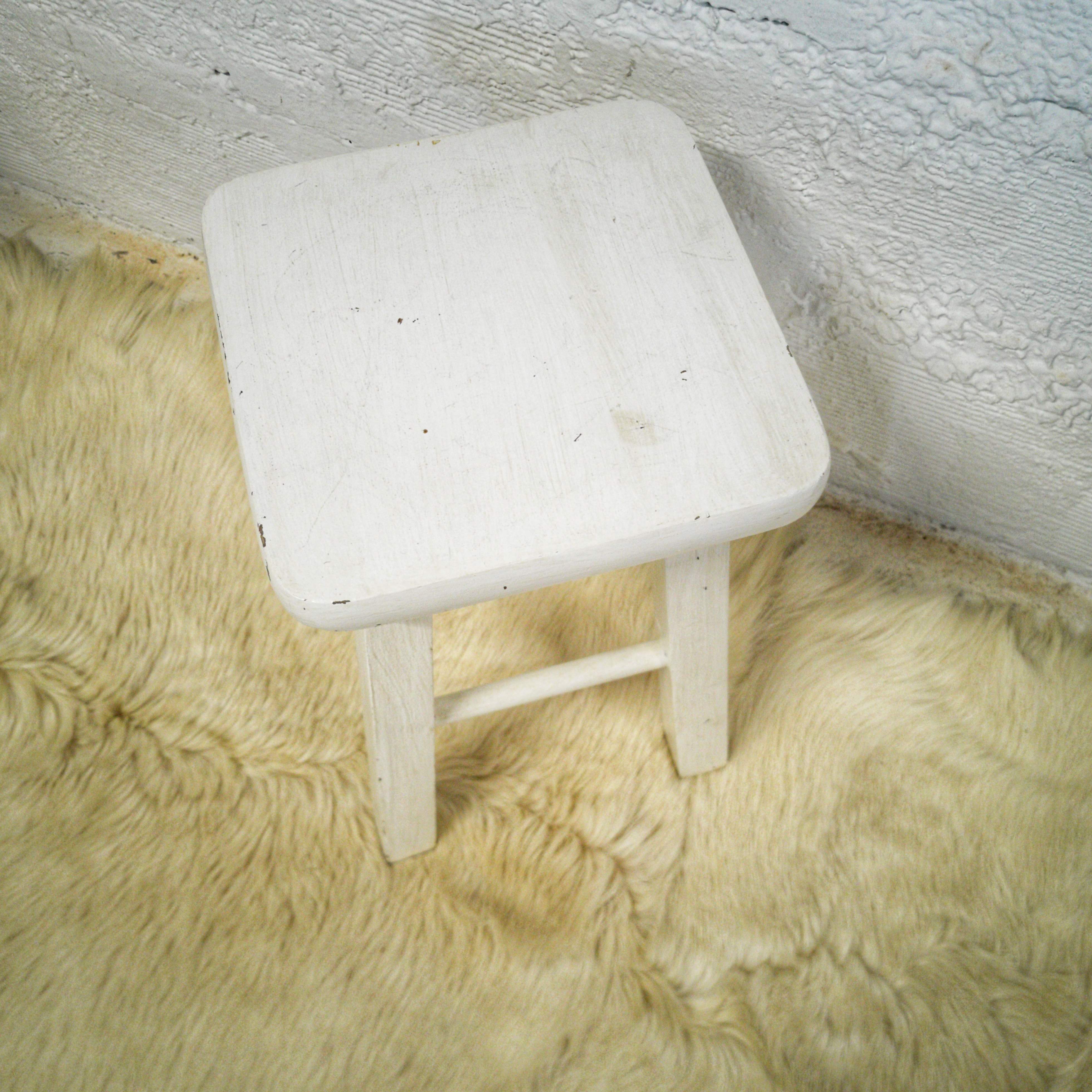 Former patinated painter stool